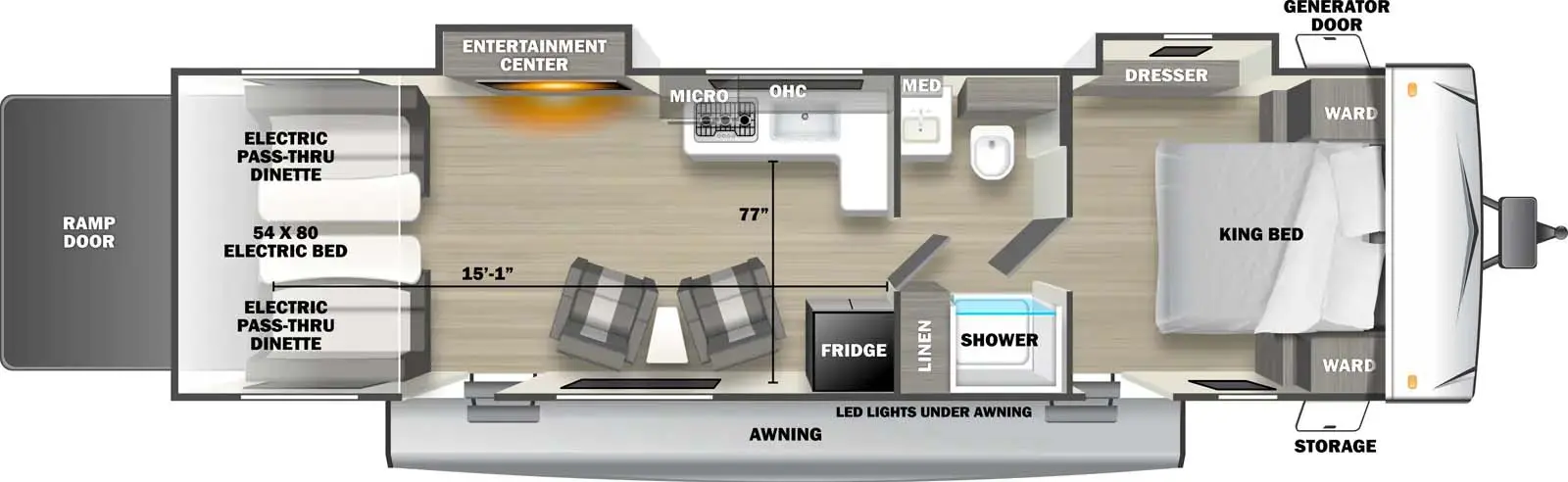 2600SLT Floorplan Image